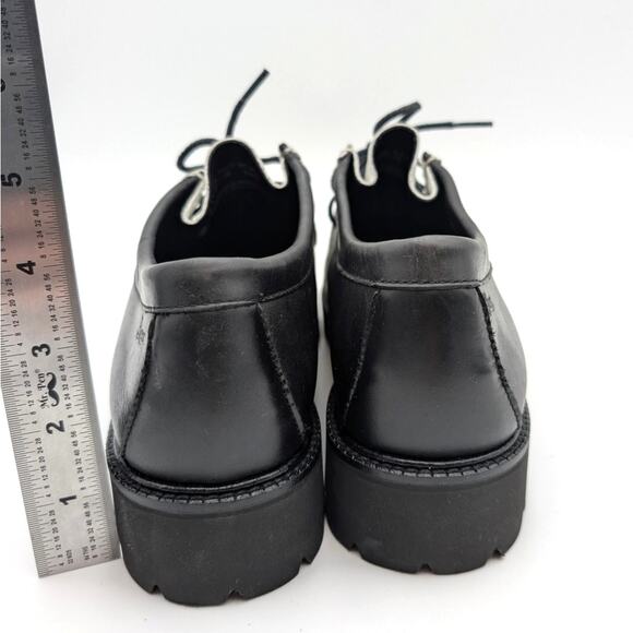 G.H.BASS Wallace Two-Eyed Moc Toe Loafer Shoes White/Black Size US9.5M EU40 - Picture 5 of 13